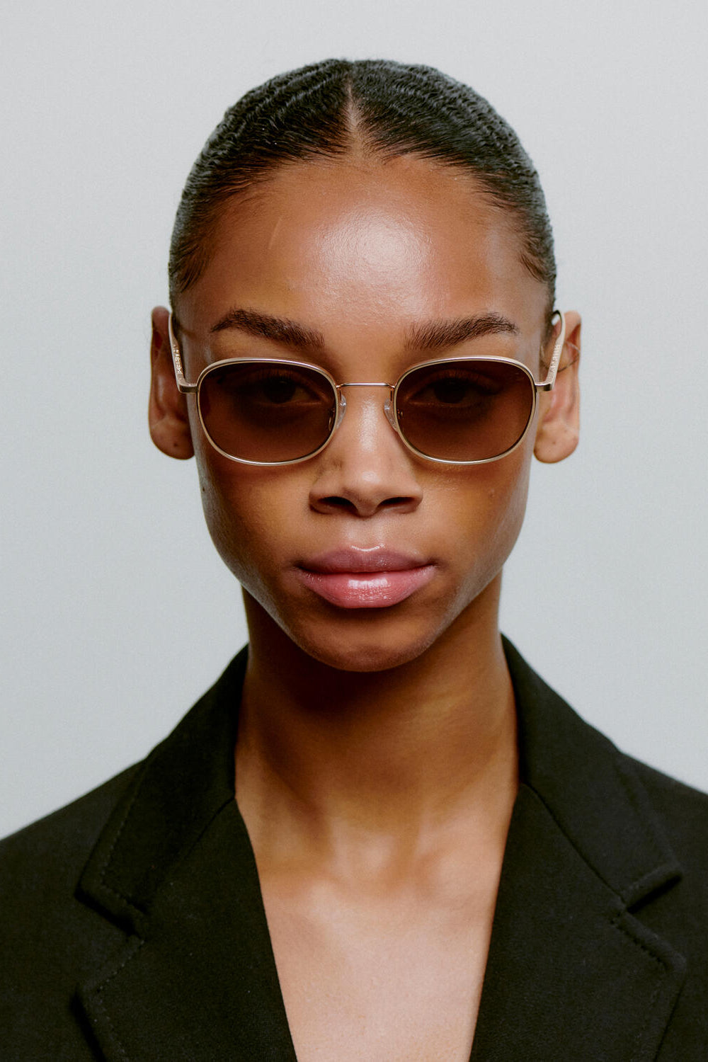 Hello solbrille - Matte Gold
